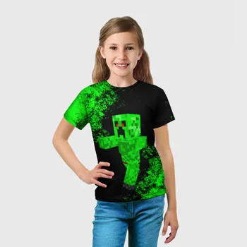 Vaikiški marškinėliai 3D Minecraft 1202