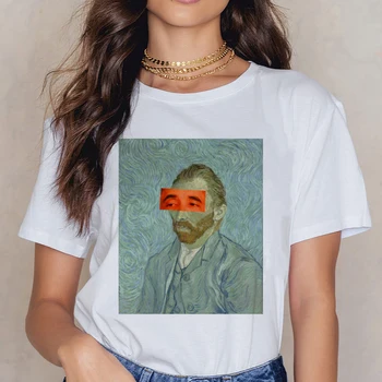Van Gogh drabužius moterų 2021 grunge ulzzang kawaii, t-marškinėliai, drabužiai, pora drabužių 152852