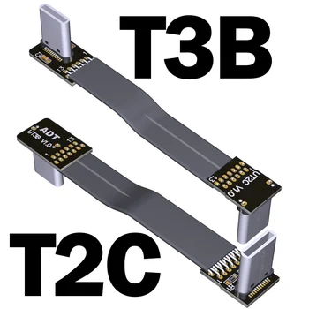 VDA FPV USB 3.1 Tipas C C Tipo Alkūnės, Lanksčios Butas FFC Juostelės Kabelis Gen2x1 10Gbps Oro Fotografijos Gopro DSLR Gimbal Rinkinys 130566