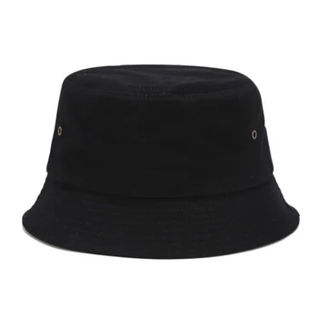 Vientisos Spalvos Kibirą Skrybėlę Vasarą, Kepurės Moterims, Vyrams, Panama Butas Kepurės Saulės Pagrindas Bobą Skrybėlių 3 pirkėjų 24470