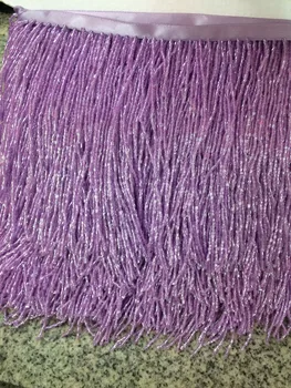 Violetinė duobute pakraštyje Kutas nėrinių lotynų apdailos nėriniai 15cm plotis apdailos suknelė/dizaineris