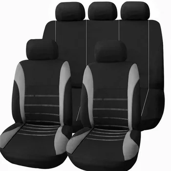 Visiška linų pluošto automobilių sėdynės padengti automobilių sėdynės apima vw jetta 4 6 mk5 mk6 lupo polo 9n 6r sedanas tiguan mk2 101191