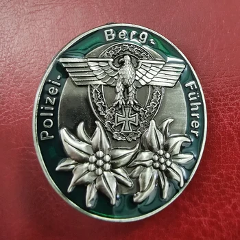 Vokiečių WW2 Karinės Erelis Edelweiss Metalo Pin 84909