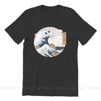 Vyrai Ukiyo-e Japonų Meno Woodblock Spaudinių Hokusai Mados T-Shirt Cookiegana Banga Atsitiktinis Streetwear 85312