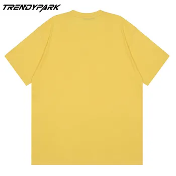 Vyriški T-shirt 2021 Naujas Vasaros Trumpos Rankovės Atspausdinta Tee Hip-Hop Negabaritinių Medvilnės Atsitiktinis Harajuku Streetwear Viršuje Tshirts Drabužiai 31531
