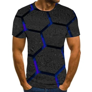 Vyriški T-shirt Vasaros Naują Stilių 3D Atspausdintas trumpomis Rankovėmis Marškinėlius vyrų Mados Komfortą Vyrai Tee Viršuje Streetwear Camisetas hombre 85309