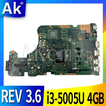 X555LD REV 3.6 X555LAB Plokštę Už ASUS X555LJ X555LB X555LA X555L Nešiojamojo kompiuterio Motininės Plokštės Bandymą Gerai i3-5005U 4GB-RAM GM 15303