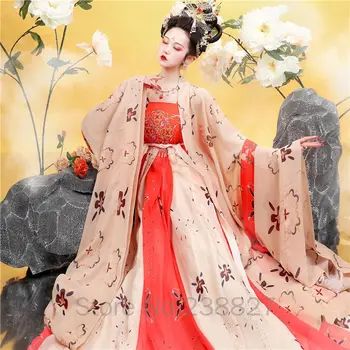 XinHuaEase Moterų Hanfu Kinijos Tradicinės Suknelės Senovės Liaudies Tango Dyansty Kostiumas Moterų Cosplay Etape Dėvėti Veiklos Apranga 31016