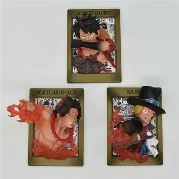 Šaldytuvo Magnetai - Anime One Piece išsiaiškinti Vieną Gabalas Roronoa Zoro Luffy PVC Veiksmų Skaičius, Žaislai 63626