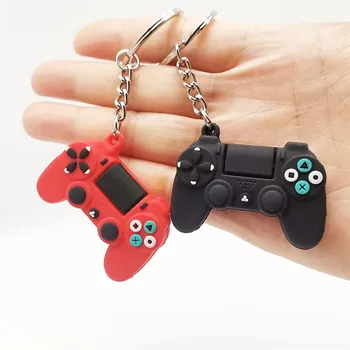 Žaidimų Mašina Keychain & paketų prižiūrėtojų raktinę Mielas Gamepad Draugu Kreiptuką Key Chain PS4 Žaidimų Konsolę Keychains Maišelį Automobilių Kabinti Raktų Žiedas