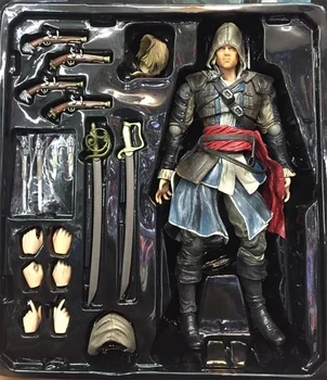 Žaisti Menų Ka Assassin Creed Edward Kenway Connor Veiksmų Skaičius, Kilmės, Pobūdžio Kilnojamasis Modelis Žaislai 30cm 10514
