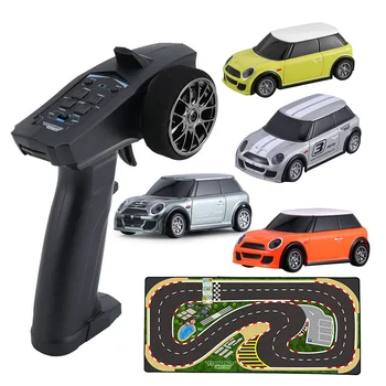 1:76 Turbo Mini RC Automobilių Vaikams Žaislas Sklendės/Vairavimo Naujovė Visiškai Proporcingas Elektros Rasės Off-road Drift Car RTR Žaislai
