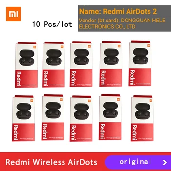 10 vnt/daug Originalių mi Airdots 2 Xiaomi Redmi TWS Ausinės Tiesa Belaidžio 