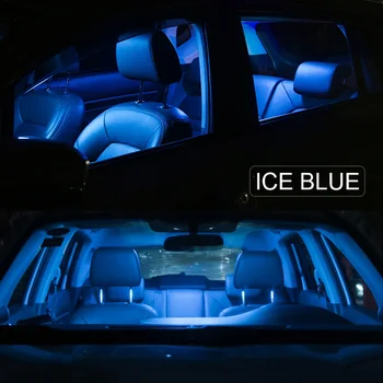 13pcs Canbus Baltos spalvos Automobilių Lemputės, LED Interjero Žemėlapis Dome Skaityti Magistraliniai Krovinių Šviesos Rinkinys, Skirtas 