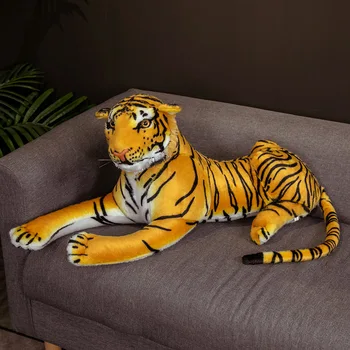 1pc 36-76cm Modeliavimas Tigras Pliušiniai Žaislai Mielas Reallife Geltonas Tigras Lėlės Įdaryti Minkštas Gyvūnų Žaislai Vaikams Berniukams, Kūdikių Dovanos