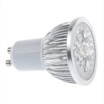 1Pcs/daug GU10 GU5.3 MR16 E27 LED lempa 220V 3W LED Prožektoriai, Lempos Lemputė raudona/mėlyna/žalia/geltona/balta led lubų šviesos