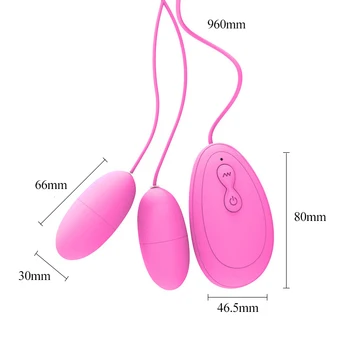 20 Greičio Laidinio Vibratoriai Dvigubai Kulka Kiaušinių Galingas Klitorio Stimuliatorius atsparus Vandeniui Vibruojantis Kiaušinis Massager Sekso Žaislas Moterims