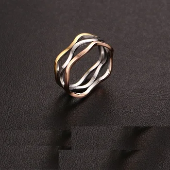 2020 Naujas Titano Plieno Žiedai Kūrybos žiedas Nereguliarus, Tricikliai žiedai kietas žiedas berniukas