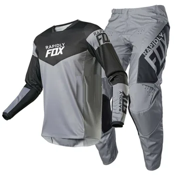 2021 motokroso kostiumas greitai fox 180/360 motociklų aprangos mx džersio ir kelnes mtb Įrankių Rinkinį 