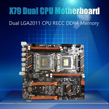 2021 Nauja 32GB DDR3 ECC REG Atminties Nustatyti X79 Dual CPU Desktop PC motininę Plokštę LGA 2011 DDR3 SATA PUBG Žaidimų Mainboard