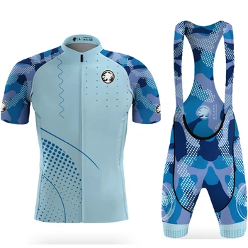 2021 Tyzvn vyrų vasaros dviračių drabužių rinkiniai maillot seilinukai šortai jersey tiktų MTB Conjunto ciclismo dviračių rinkinys ropa de hombre