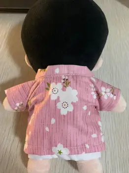 20cm exo kūdikių drabužiai senovės stiliaus Hanfu 20cm lėlės senovės drabužių medvilnės kūdikis, ranka apykaklės vidinės ilgas megztinis suknelė
