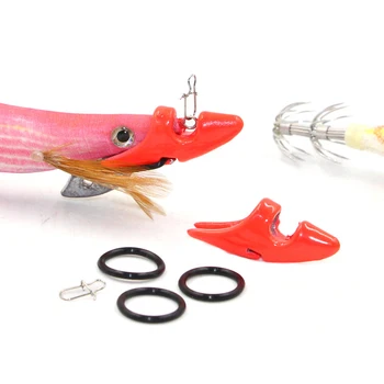 2pcs 10g 15g 20g Squid Jig Tip Run Weight Chin Sinker for Wood Shrimp Prawn Lure Bait Accessories