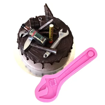 3D Muilo Formų DIY Remonto įrankiai, Silikono Formos Raktas Įtaisą Minkštas Pyragas Pelėsių šokolado Silikoninė Forma Tortas dekoravimo įrankiai