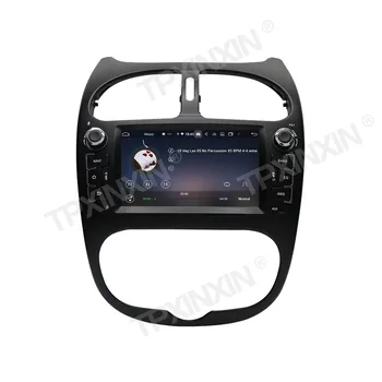 4+128G Už Peugeot 206 2000-2016 Android Automobilio Radijas Stereo Juosta recordr Multimedia vaizdo grotuvas GPS Navigaciją HeadUnit Carplay