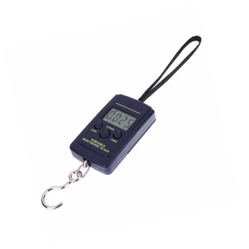 40kg/88lb LCD Nešiojamas Mini Ekranas Koeficientas Skaitmeninis Žvejybos Masto Kelionės Bagažo Masto Elektroninių Kablys