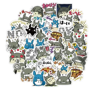 40pcs Vandeniui Animacinių filmų Totoro Spirited Away Mergina Lipdukai Riedlentė Lagaminą Gitara Vaikai Grafiti Lipdukas Vaikams Žaislas