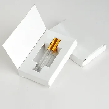 50pcs/daug 5ML 10ml Pritaikoma Popieriaus Dėžės paketas naudoti 5ml kvepalai purškimo buteliai tik pakuotė dėžutė