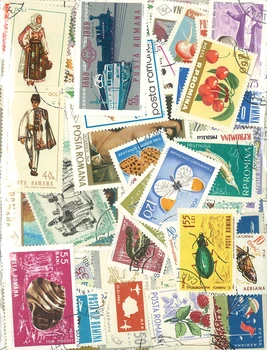 50Pcs Tema Antspaudas Rumunija Antspaudų Visi Skirtingi NE Kartoti Nepanaudotų Pažymėtos Pašto Ženklų Kolekcionavimas