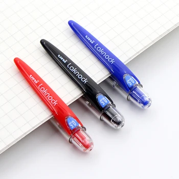 6pcs Japonija UIN classic ball pen bullet point SN-100 push-tipo tušinukas 0,5 MM studento parašas pen