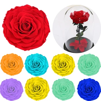 8Pcs/Box Aukštos Kokybės Konservai rožių lauke Nemirtingas Rose Flower 