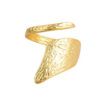 925 Sterlingas Sidabro Žiedai Moterims, Matinis Auksas, Apkabinti Senovinių Vestuvių Madinga Papuošalai Didelio Aukščio Antikvariniai Žiedai Anillos
