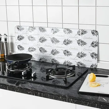 Aliuminio Sulankstomas Virtuvėje Dujinė Viryklė Pertvara Plokštės Virtuvės Keptuvėje Aliejų Splash Ekrano Apsaugos Kichen Priedai