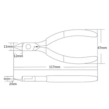 Anglies Plieno Tikslumo Aštrus Pjovimo Replės Galvosūkiai Modelio Surinkimas Pjovimo Nipper Įstrižainės Tiekėjas Profesinės Metalo Žirklės Žirklės