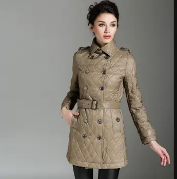 Anglija stiliaus Pledas Deimanto gardelės šilta medvilnė, paltai moterims mados dvigubo breasted medvilnės striukė žiemos paltai su diržo wq2183