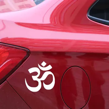Asmeninį Namaste OM Buda Indų Jogos Simbolis Automobilių Lipdukas ir Decal Motociklo Bamperis Langą Priedai PVC 14*14cm