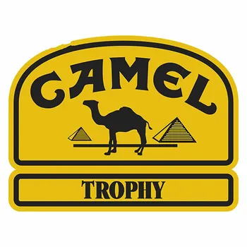 Asmenybės Automobilių Lipdukas Motociklų Lipdukai Camel Trophy Grafika PVC Dekoratyviniai Priedai Vandeniui, Saulės Decal 13*7cm