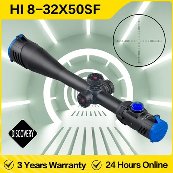 Atradimas Šautuvas taikymo Sritis HI 8-32X50SF HK MIL Tinklelis Taktinis Medžioklės Teleskopų Optika Fotografavimo Lankytinų vietų su Burbulas Lygio Indikatorius