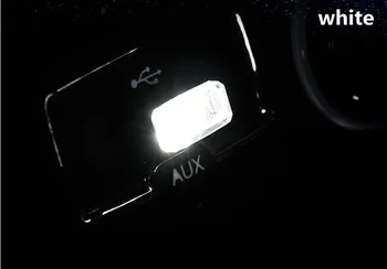 Automobilių Stiliaus USB Atmosfera LED Šviesos Auto Reikmenys Mercedes-Benz A180 A200 A260 W203 W210 W211 AMG W204 C E S E S CLA