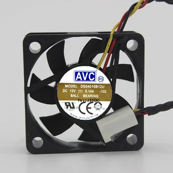 AVC DS04010B12U DC 12V 0.14 A 4cm 4010 dual rutulinių guolių CPU-centrinis aušinimo ventiliatorius