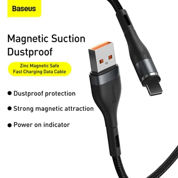 Baseus Magnetinio USB Įkroviklio Laidą 