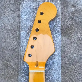 Blizgesys-22 VNT. elektrinės gitaros kaklo rankena Klevas fingerboard Strat Stratocaste su nugaros vidurio Gitara Priedai