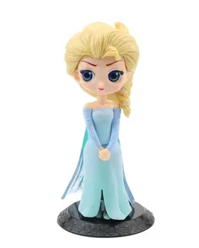 DISNEY Q posket 15cm Lėlė Princesė Arielis Tangled Rapunzel Elsa Anna Pav žaislai, lėlės, žaislai Tortas Topper Tortas dekoro gimtadienio