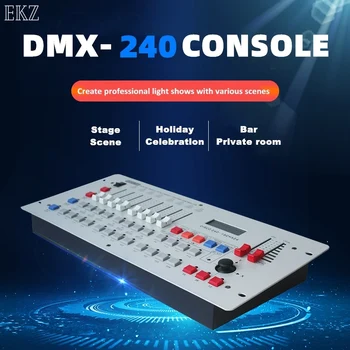 DMX 512 Controller Konsolė Maišytuvas Skydelis 240 Kanalų Apšvietimo Efektai Įrangos Operatoriaus Įranga Juda Galvos Scenos Šviesos
