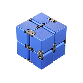 Fidget Žaislai Antistress Begalinis Kubo Magija Išskleidimo Begalinis Magic Cube Aliuminio Lydinio Išskleidimo Žaislas Švietimo Žaislai