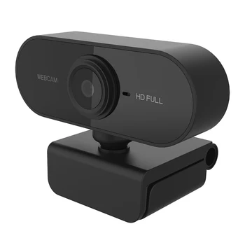 HD 1080P Kamera Mini Kompiuteris PC WebCamera su USB Kištukas Pasukti Kameros Live Transliacijos Vaizdo skambučius Konferencijos Darbą